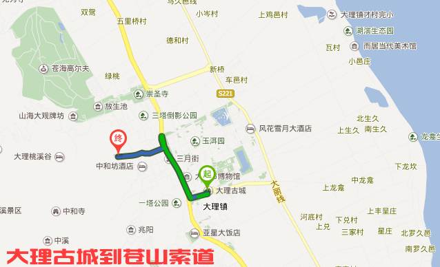 大理古城到蒼山怎么坐車?大理古城到蒼山索道有多少公里？