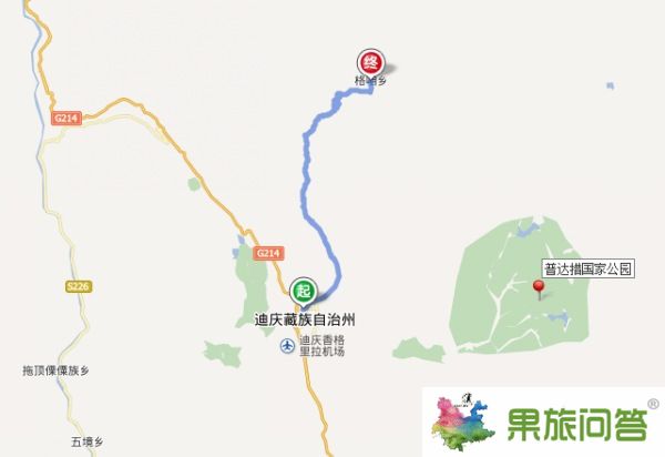 香格里拉到格咱鄉(xiāng)怎么坐車？香格里拉縣到格咱汽車有多少公里？